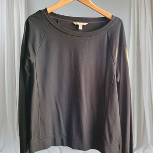 Med Banana Republic Elegant Black Crew Neck Sweater